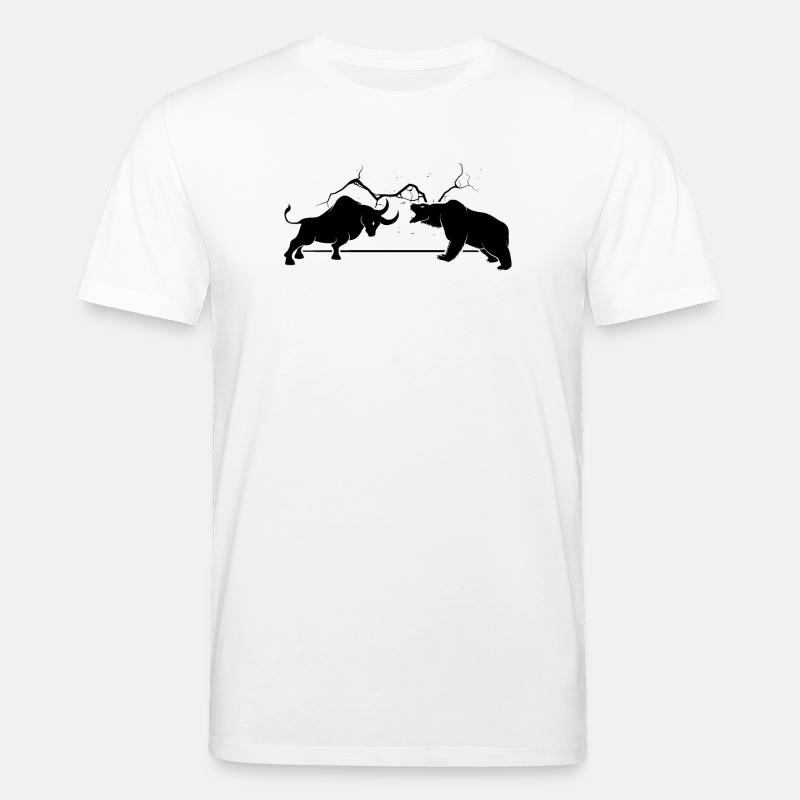Bulle VS Ours - T-shirt bio CREATOR Stanley/Stella Unisexe - blanc