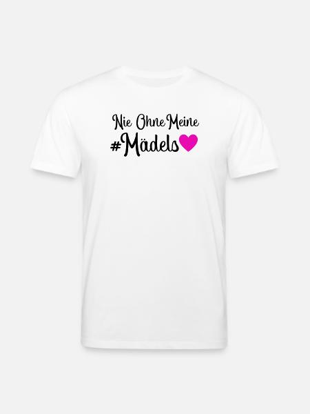 Never without my girls - Stanley/Stella CREATOR Unisex Organic T-Shirt - white