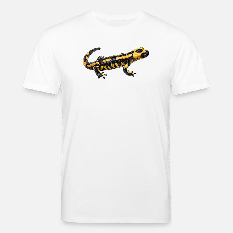 Feuersalamander design - Stanley/Stella Unisex Bio-T-Shirt CREATOR  - Weiß