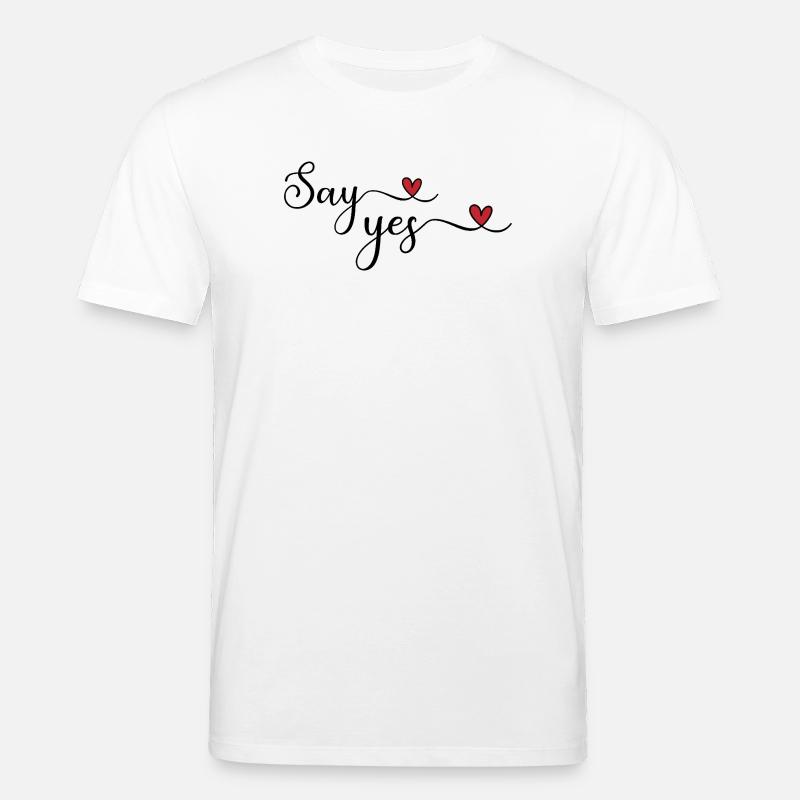 Sag ja - T-shirt bio CREATOR Stanley/Stella Unisexe - blanc