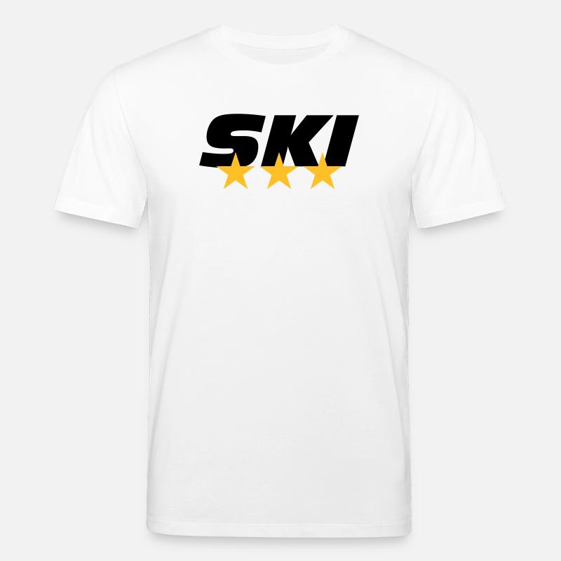 schilaufen - Stanley/Stella Unisex Bio-T-Shirt CREATOR  - Weiß