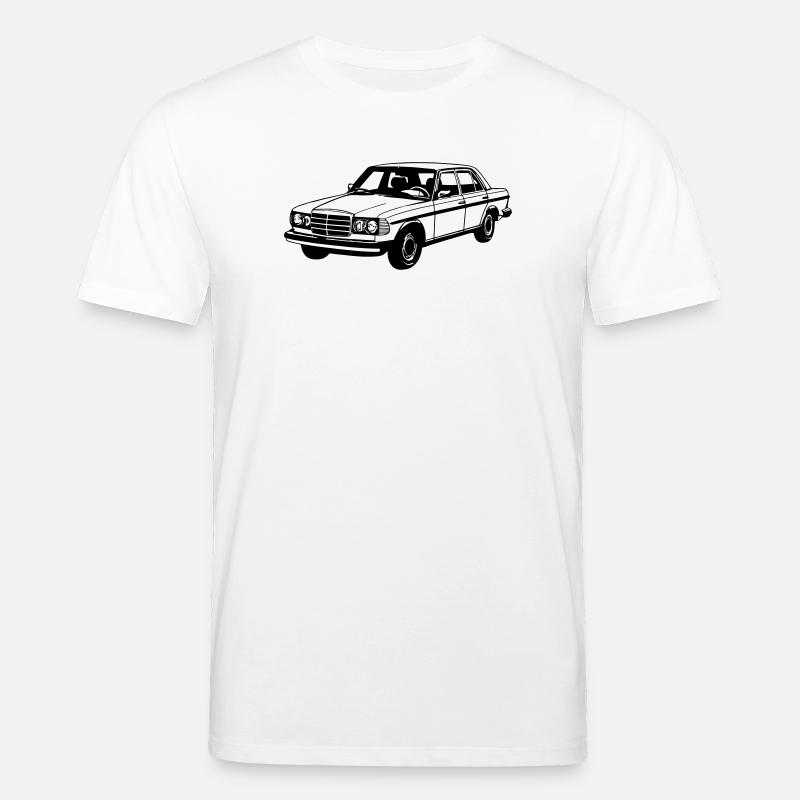MB W123 , Youngtimer / Oldtimer ... (25) - T-shirt bio CREATOR Stanley/Stella Unisexe - blanc