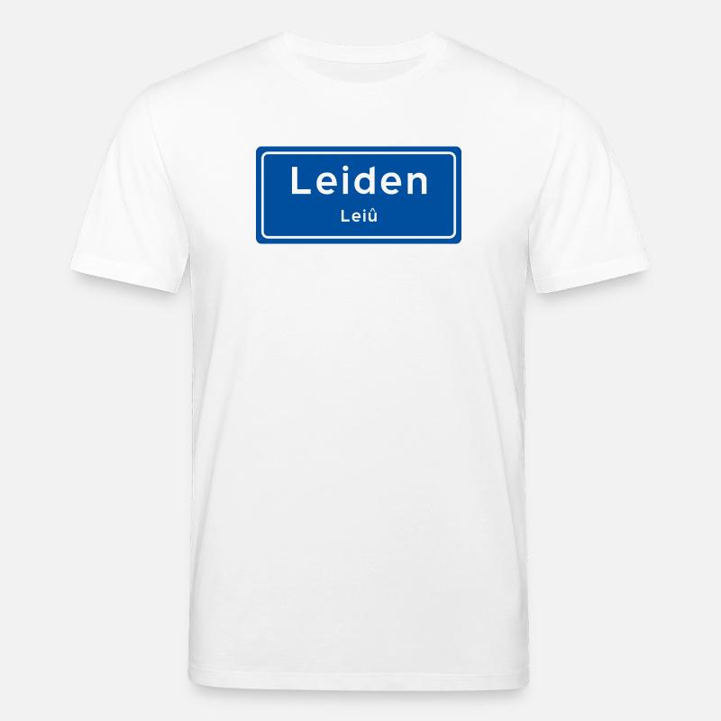 Leiden Ortsschild - Stanley/Stella Unisex Bio-T-Shirt CREATOR - Weiß