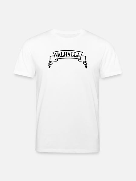 Valhalla in the banner - Stanley/Stella CREATOR Unisex Organic T-Shirt - white