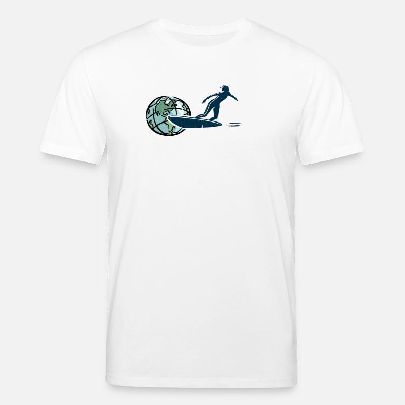 SURF over the World - Stanley/Stella Unisex Bio-T-Shirt CREATOR  - Weiß