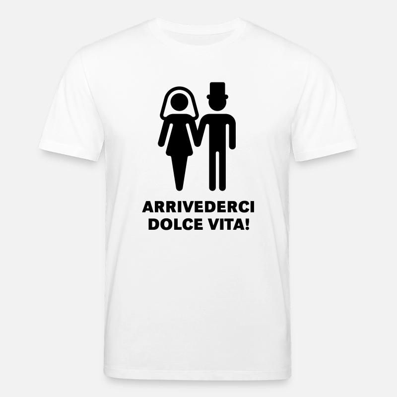 Arrivederci Dolce Vita! - T-shirt bio CREATOR Stanley/Stella Unisexe - blanc