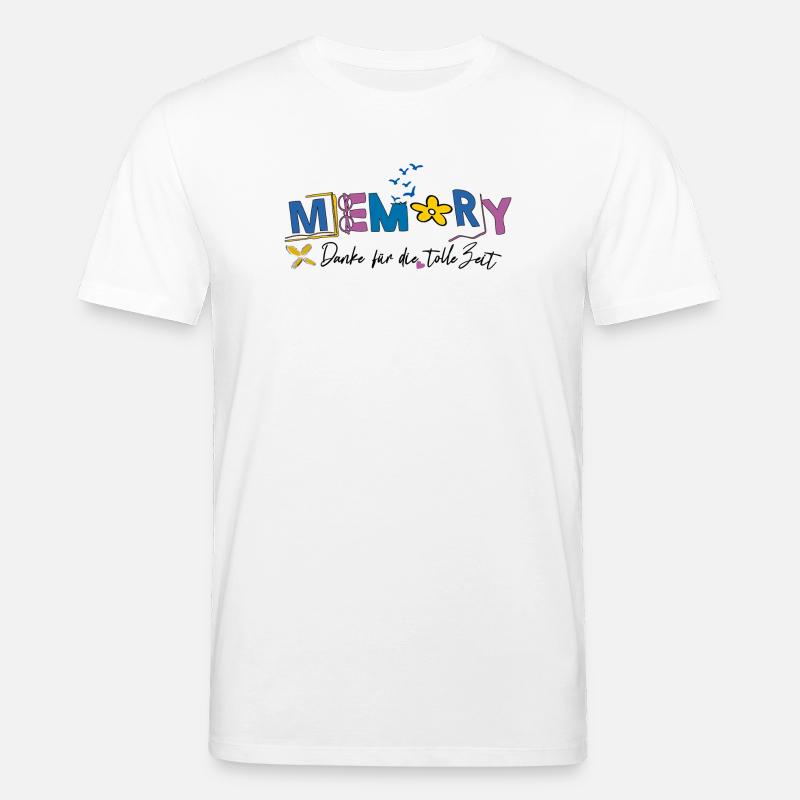 Memory schön war die Zeit - Stanley/Stella Unisex Bio-T-Shirt CREATOR - Weiß