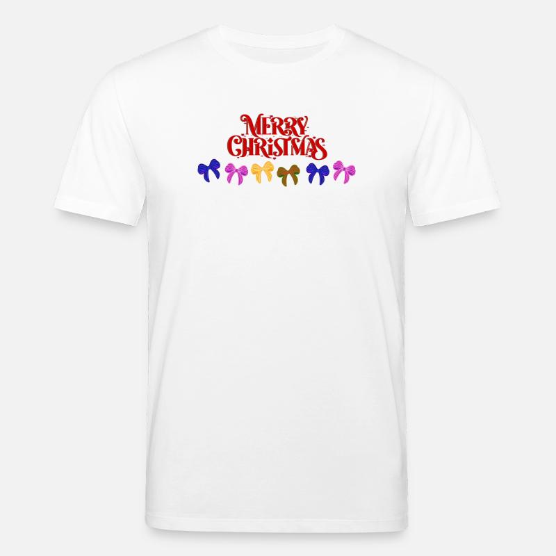 Défilé d’arcs de joyeux Noël - T-shirt bio CREATOR Stanley/Stella Unisexe - blanc
