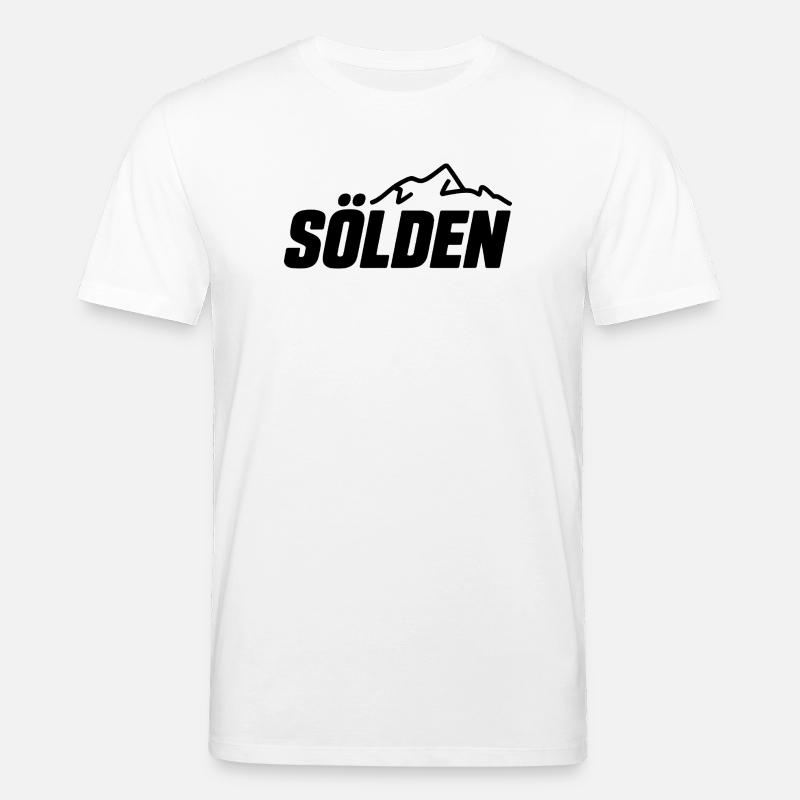 Sölden - Souvenir Design - Stanley/Stella Unisex Bio-T-Shirt CREATOR  - Weiß