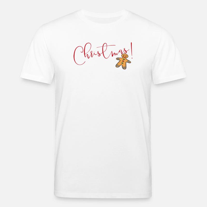 Weihnachtslebkuchen - Stanley/Stella Unisex Bio-T-Shirt CREATOR  - Weiß