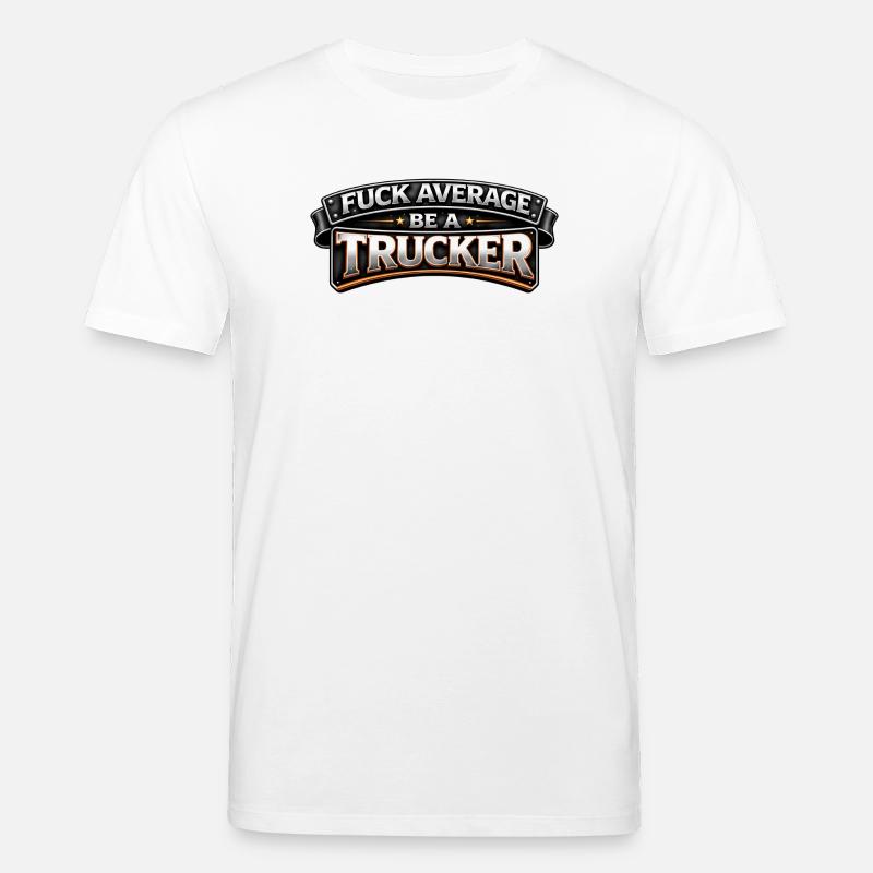 Stolzer Trucker – Leidenschaft auf der Straße - Stanley/Stella Unisex Bio-T-Shirt CREATOR  - Weiß