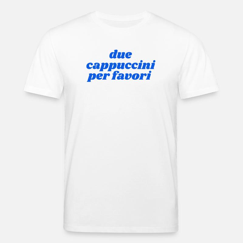due cappuccini per favori - Stanley/Stella Unisex Bio-T-Shirt CREATOR - Weiß