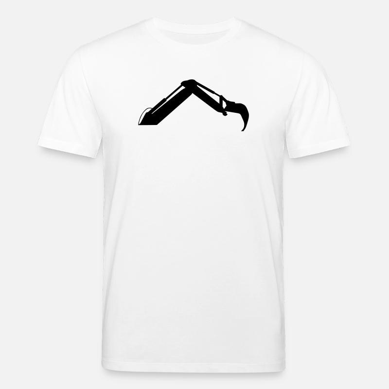 Baggerarm – Grabekraft - Stanley/Stella Unisex Bio-T-Shirt CREATOR  - Weiß
