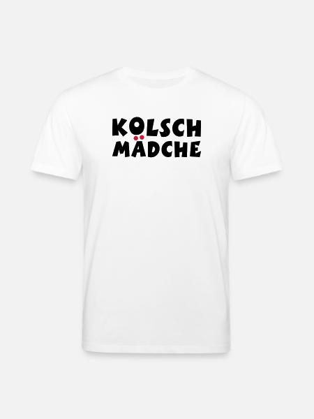 Kölsch Mädche - Ein Mädchen aus Köln - Stanley/Stella Unisex Bio-T-Shirt CREATOR - Weiß
