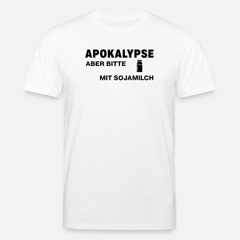 Apokalypse – aber bitte mit Sojamilch - Stanley/Stella Unisex Bio-T-Shirt CREATOR  - Weiß