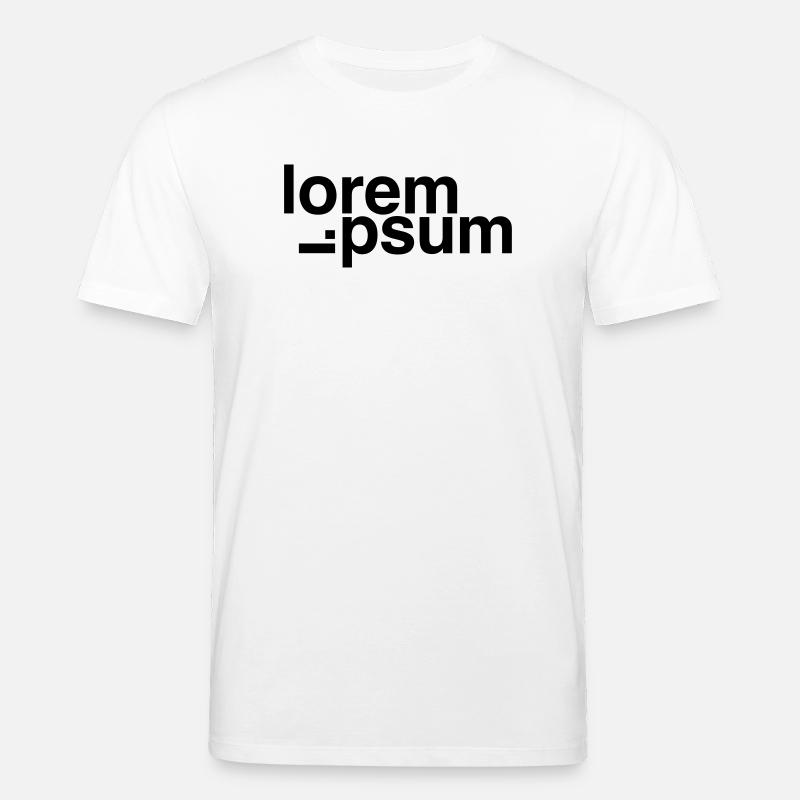Lorem Ipsum - Stanley/Stella Unisex Bio-T-Shirt CREATOR  - Weiß
