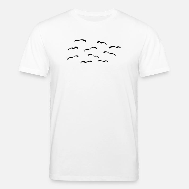 Vögel - Stanley/Stella Unisex Bio-T-Shirt CREATOR  - Weiß
