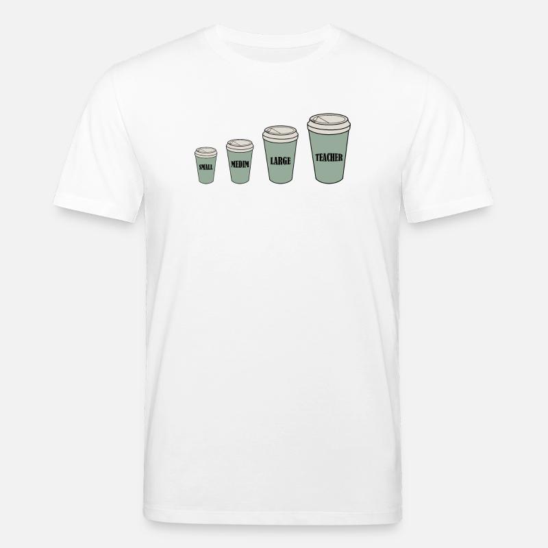 Café du professeur - T-shirt bio CREATOR Stanley/Stella Unisexe - blanc