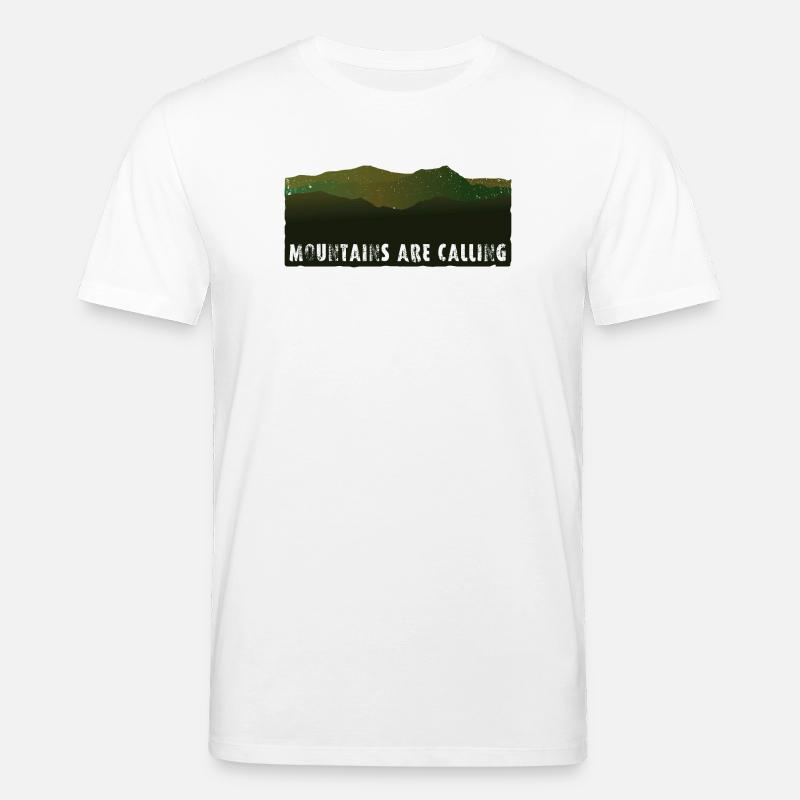 Mountains are Calling | Panorama - Stanley/Stella Unisex Bio-T-Shirt CREATOR  - Weiß