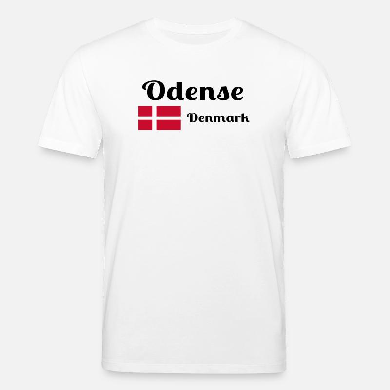 Odense, Danemark - Imprimés élégants - T-shirt bio CREATOR Stanley/Stella Unisexe - blanc