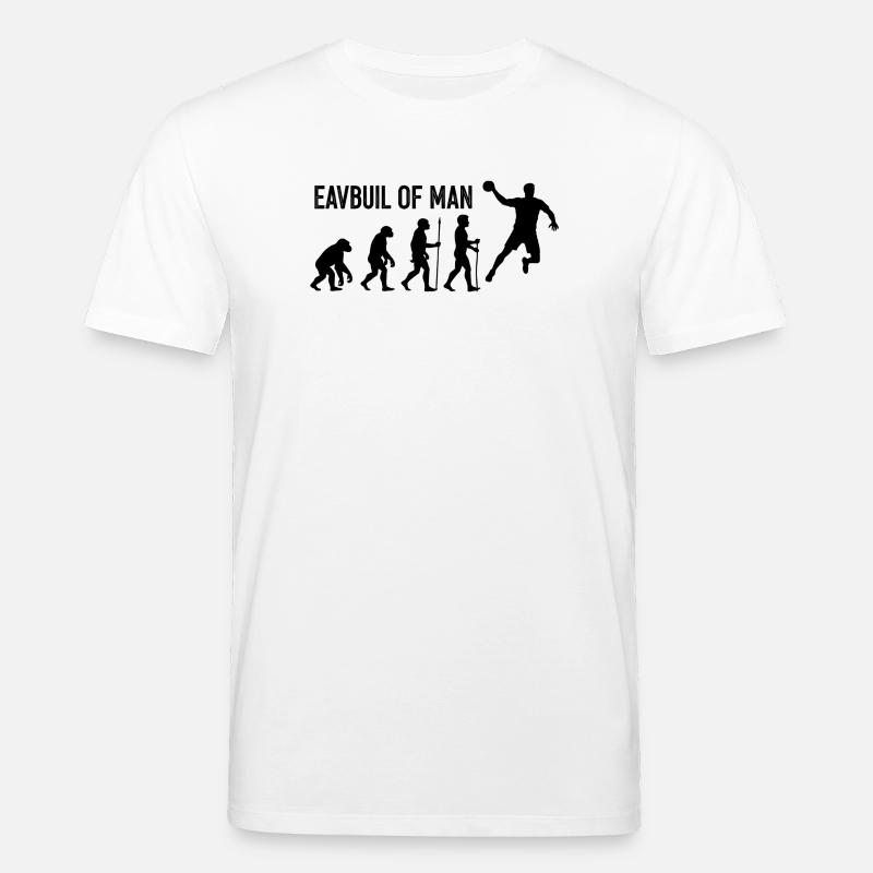 Evolution des Menschen Sprung - Stanley/Stella Unisex Bio-T-Shirt CREATOR  - Weiß