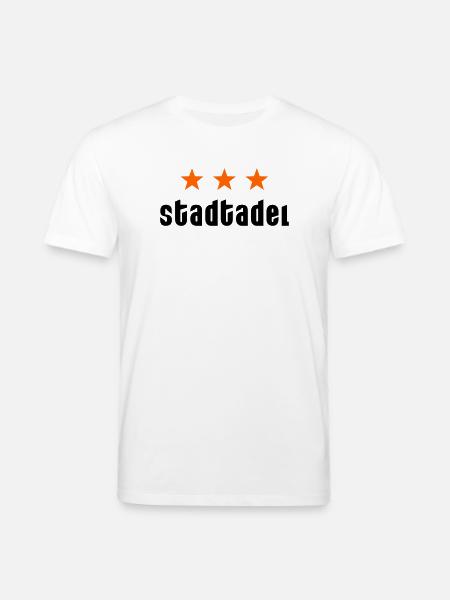 Stadtadel mit Sternen - Stanley/Stella Unisex Bio-T-Shirt CREATOR - Weiß
