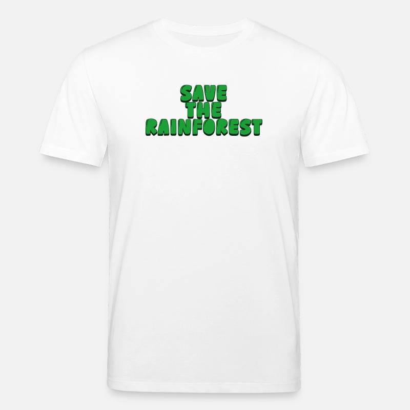 save the rainforest - Stanley/Stella Unisex Bio-T-Shirt CREATOR  - Weiß
