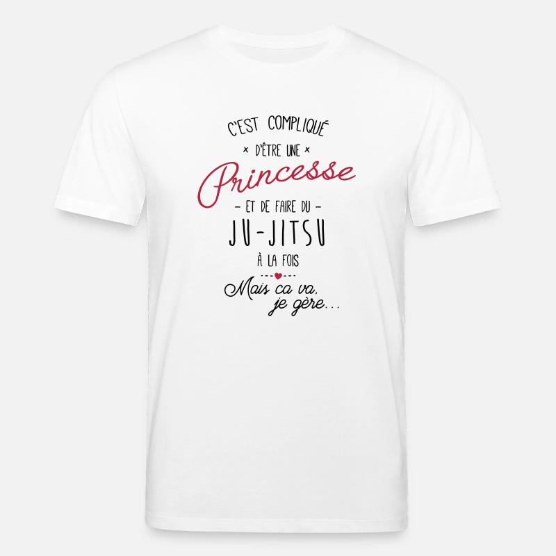 princesse et Ju-Jitsu - T-shirt bio CREATOR Stanley/Stella Unisexe - blanc