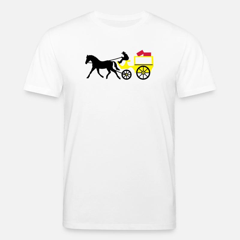 postkutsche post transport - Stanley/Stella Unisex Bio-T-Shirt CREATOR  - Weiß