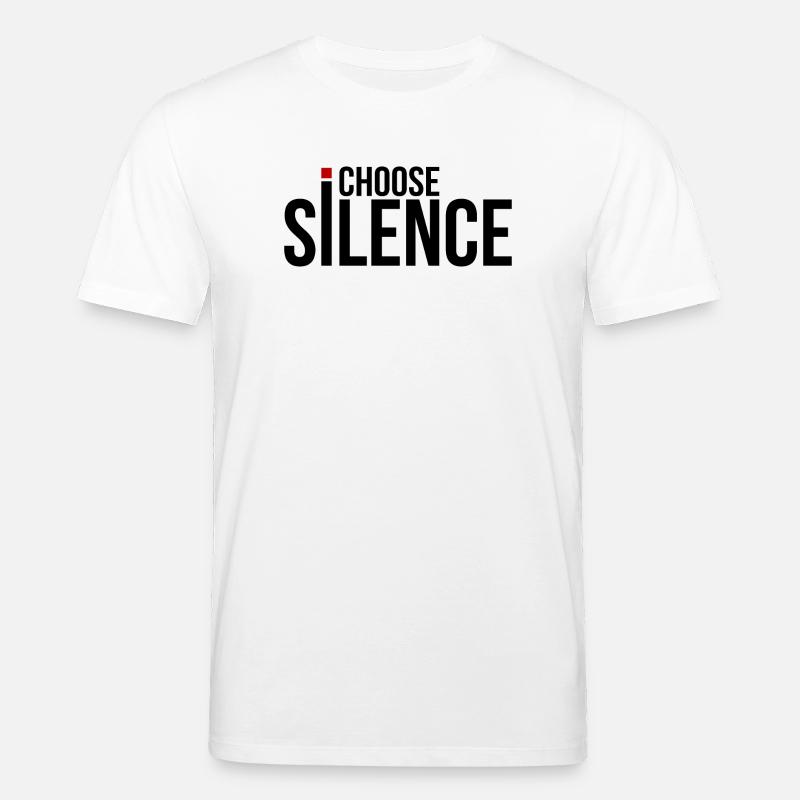 Ich wähle Stille - Stanley/Stella Unisex Bio-T-Shirt CREATOR  - Weiß