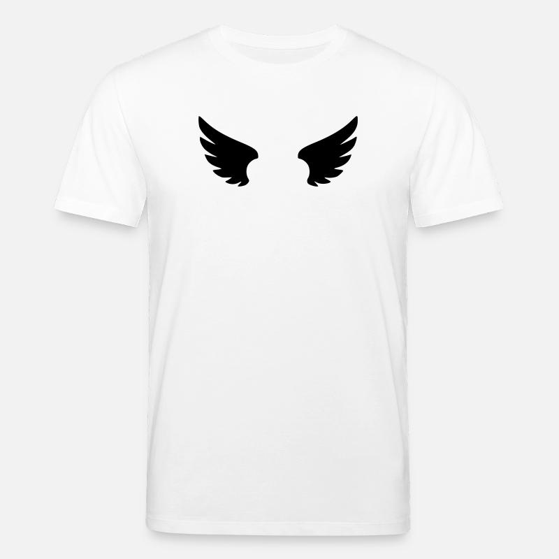 Engel Piktogramm | Schutzengel & Glaube Symbol - Stanley/Stella Unisex Bio-T-Shirt CREATOR  - Weiß
