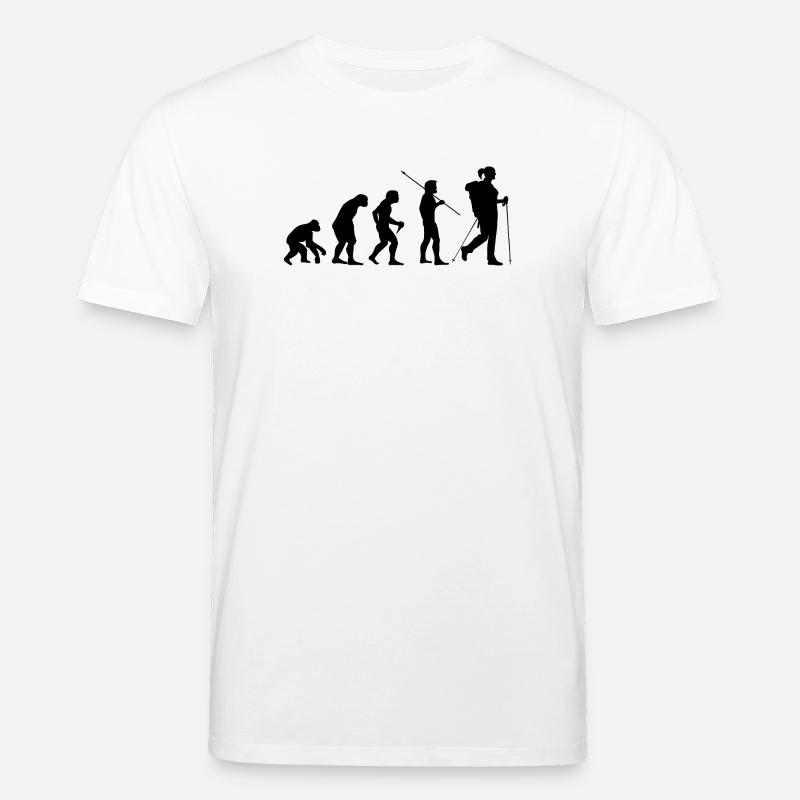 Femme randonneuse Evolution - T-shirt bio CREATOR Stanley/Stella Unisexe - blanc