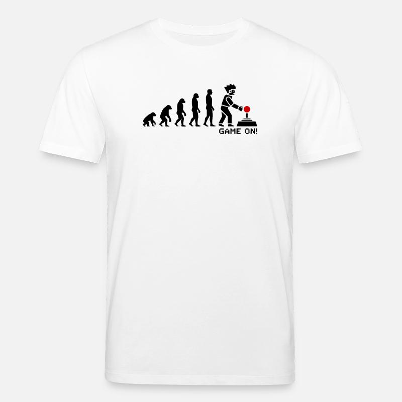 Évolution vers le look pixel gamer - T-shirt bio CREATOR Stanley/Stella Unisexe - blanc