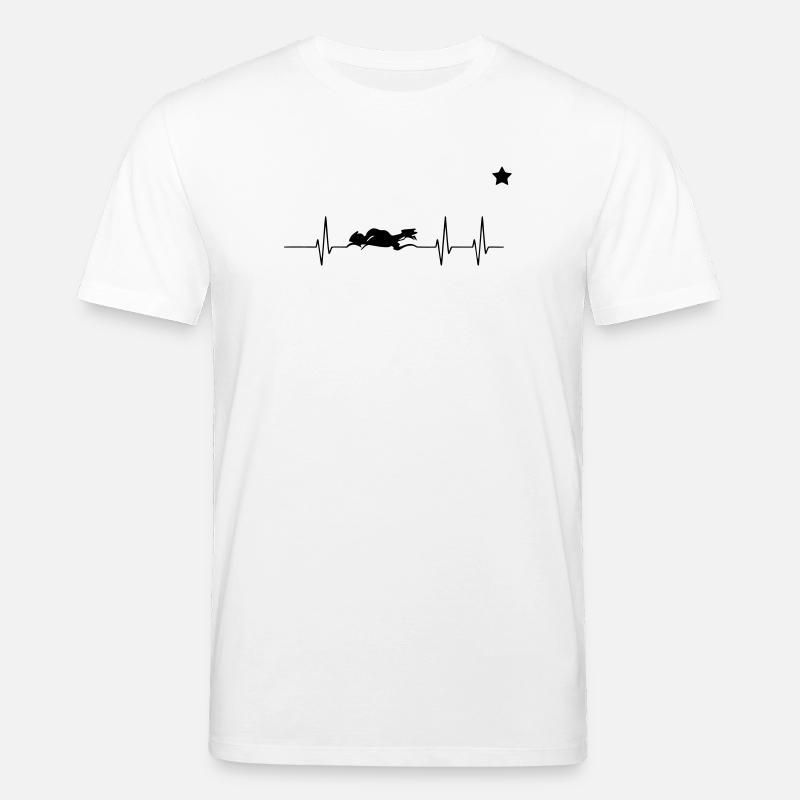 Cœur de vélo Devise - T-shirt bio CREATOR Stanley/Stella Unisexe - blanc