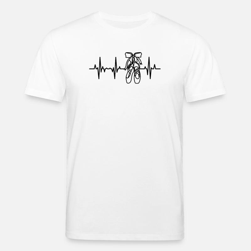 Ballettschuhe Herzschlag - Stanley/Stella Unisex Bio-T-Shirt CREATOR  - Weiß