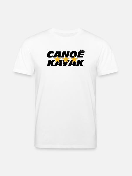 Canoë Kayak - T-shirt bio CREATOR Stanley/Stella Unisexe - blanc