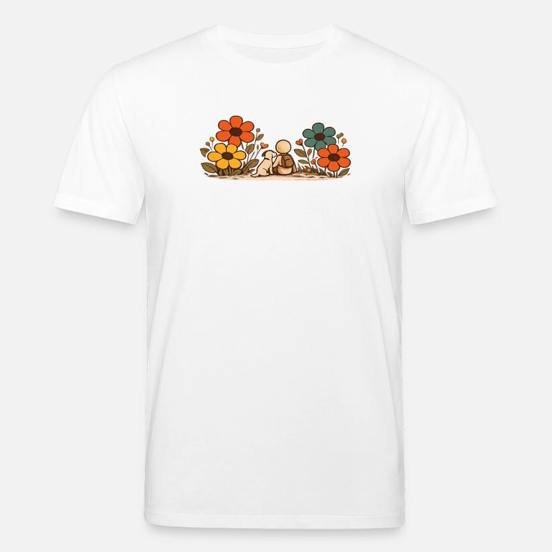 Der kleine Gedanke | Beste Freunde - Stanley/Stella Unisex Bio-T-Shirt CREATOR  - Weiß