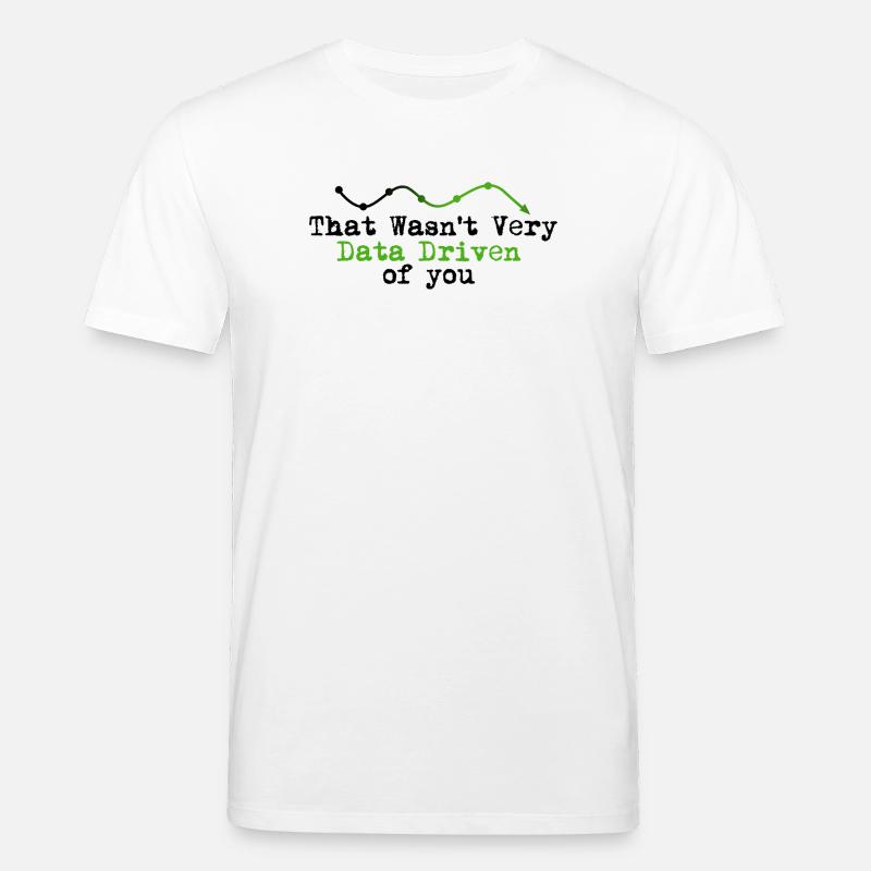 Datengetriebenes Graphline-Logo - Stanley/Stella Unisex Bio-T-Shirt CREATOR - Weiß