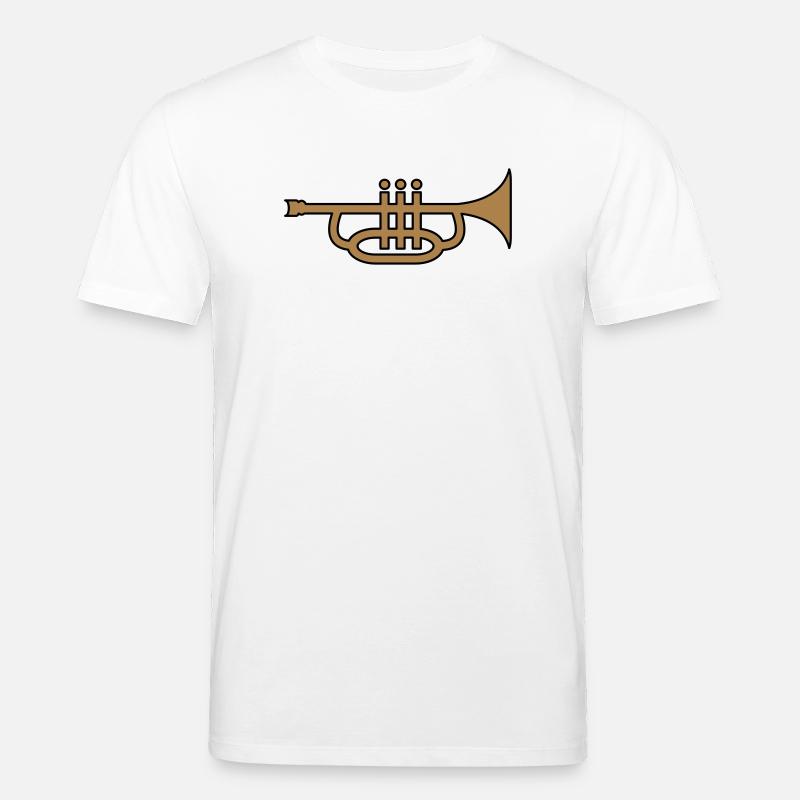 6061912 126154721 Trompete - Stanley/Stella Unisex Bio-T-Shirt CREATOR - Weiß