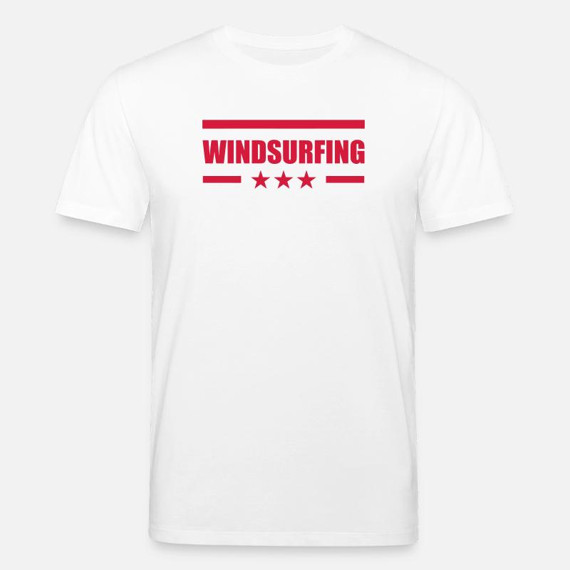 Windsurfen / Windsurfer / Windsurf / Windsurfing - Stanley/Stella Unisex Bio-T-Shirt CREATOR  - Weiß
