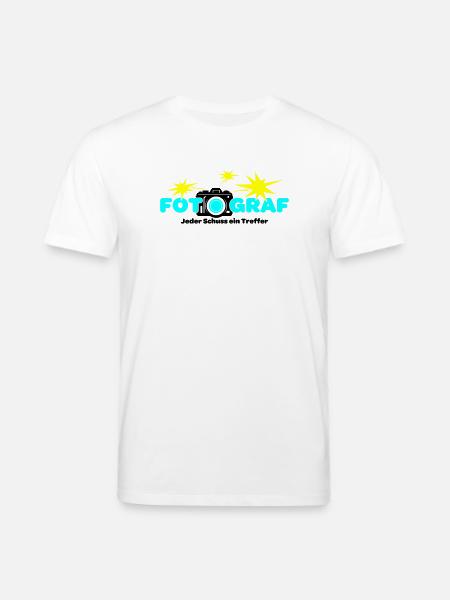 Fotograf Fotografin Fotokamera - Stanley/Stella Unisex Bio-T-Shirt CREATOR - Weiß