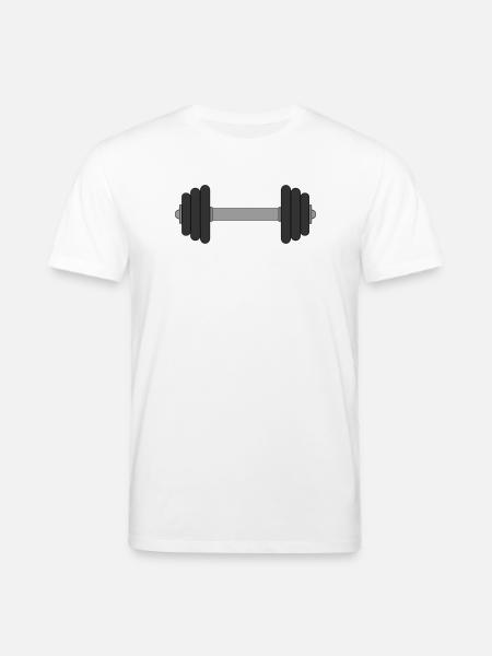 Haltère - T-shirt bio CREATOR Stanley/Stella Unisexe - blanc