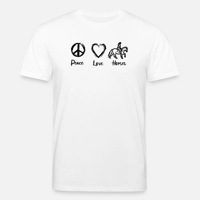 Pferdeliebe - Stanley/Stella Unisex Bio-T-Shirt CREATOR  - Weiß