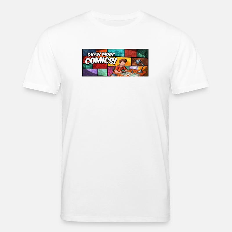 Dessinez plus de bandes dessinées ! - T-shirt bio CREATOR Stanley/Stella Unisexe - blanc