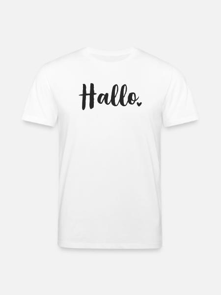 Hallo Herz - Stanley/Stella Unisex Bio-T-Shirt CREATOR - Weiß