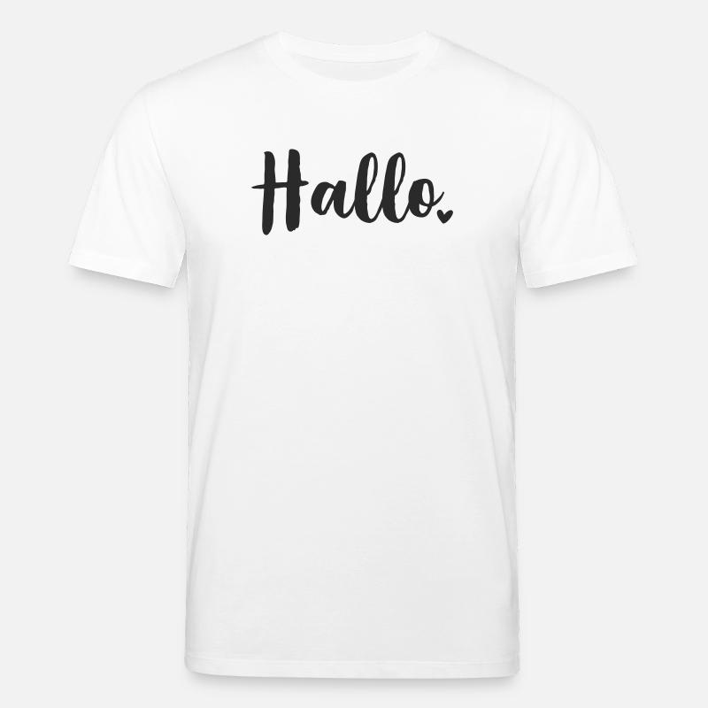Hallo Herz - Stanley/Stella Unisex Bio-T-Shirt CREATOR  - Weiß