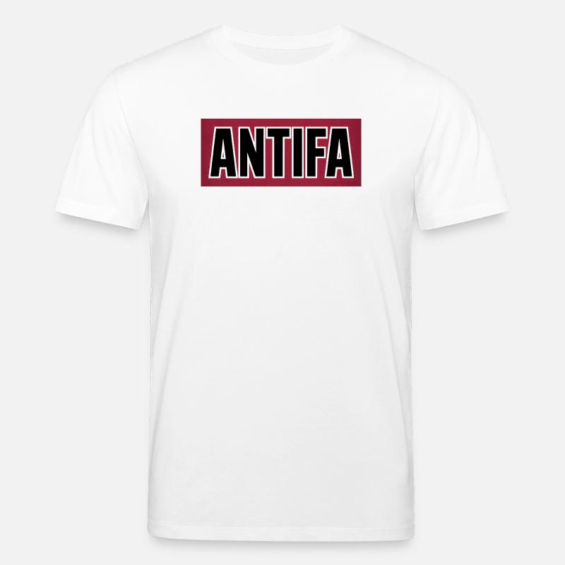 Antifa – Antifaschistisches Merch - Stanley/Stella Unisex Bio-T-Shirt CREATOR - Weiß
