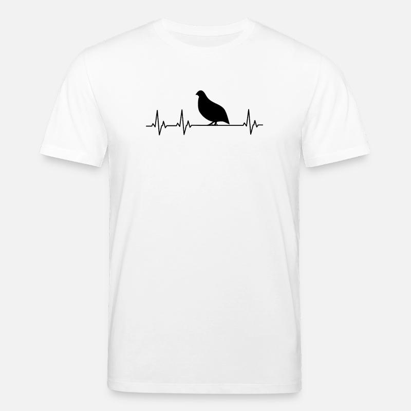 Caille - Éleveur de caille - T-shirt bio CREATOR Stanley/Stella Unisexe - blanc