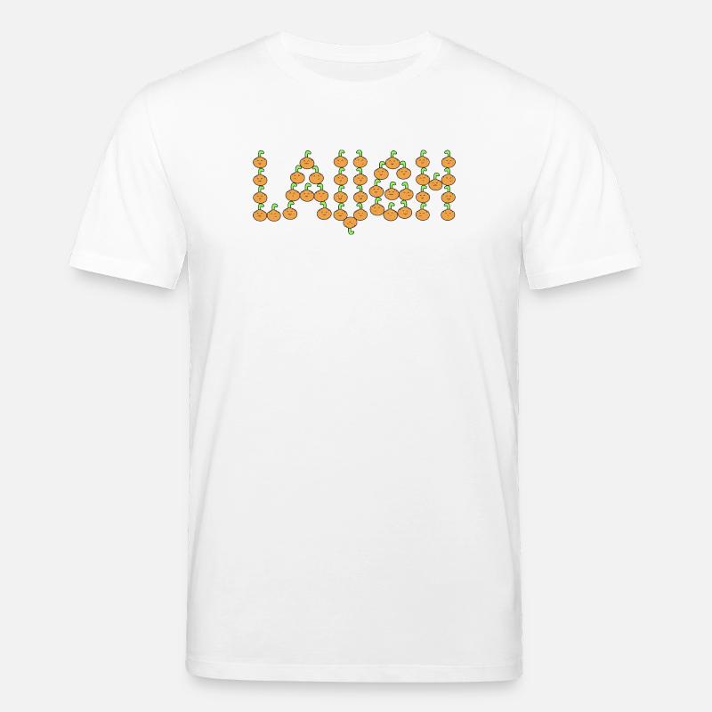 Les citrouilles rient - T-shirt bio CREATOR Stanley/Stella Unisexe - blanc