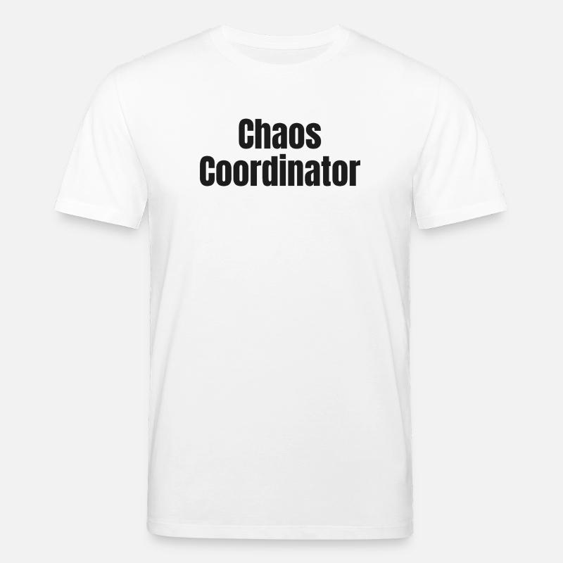 Coordinateur du Chaos - T-shirt bio CREATOR Stanley/Stella Unisexe - blanc